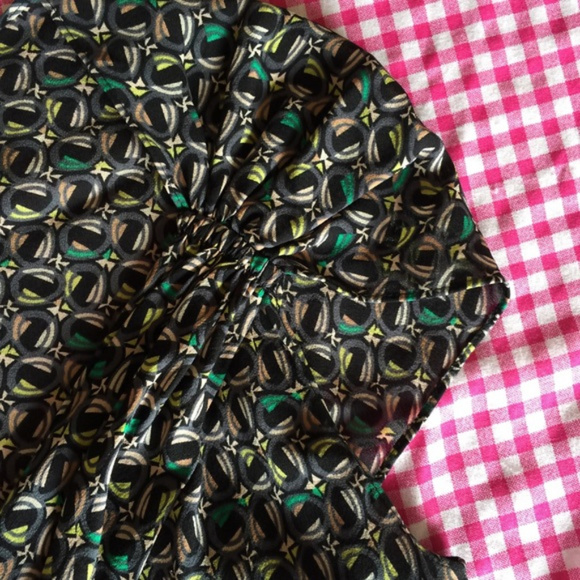 Diane Von Furstenburg DVF Silk print Blouse - Picture 4 of 7